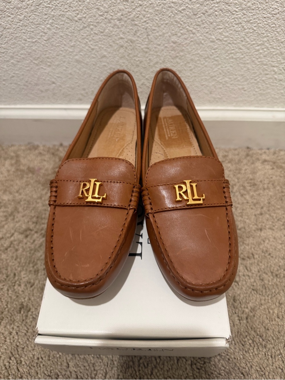 “New” Ralph Lauren BARNSBURY Loafers size6.5